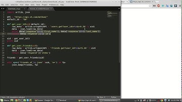 How to download data from vk.com?