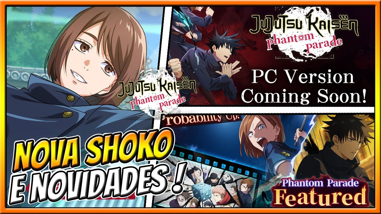 Shokako Loading Screen NOVA SHOKO, VERSÃO PC E MAIS NOVIDADES CHEGANDO - JUJUTSU KAISEN ...