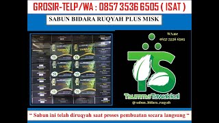 GROSIR-TELP/WA 0857 3536 6505 ( ISAT ), Produsen Sabun Bidara Tsumma Tawakkal Jakarta