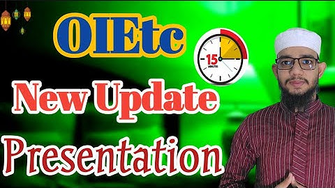 Oietc Update 2023|  Oietc change presentation? News for OIETC/ELLT Online Test  প্রেসেন্টেইশন টাইম