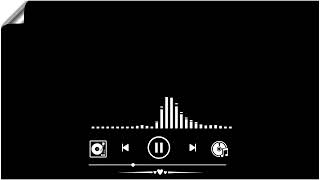 اجمل كرومات جاهزة للتصميم موجات صوتية شاشة سوداء بدون حقوق
