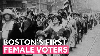 54,000 women registered to vote in Boston when the 19th Amendment was ratified; These were their ...