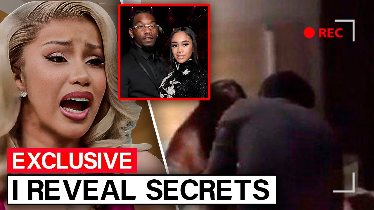 Cardi B LEAKS Footage Of Offset CHEATING With Saweetie At Wild Party!