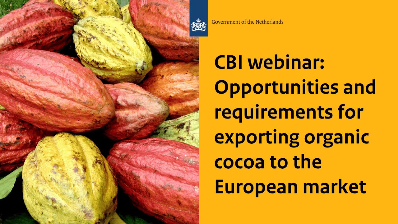 CBI Webinar: Opportunities and requirements for exporting organic cocoa to the European market