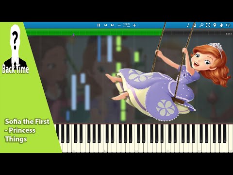 Sofia the First - Princess Things (Piano Cover) + Sheets & Midi