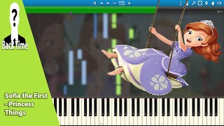 Sofia The First - Princess Things Piano Cover Sheets & Midi