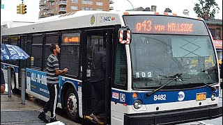 Q43 Rush Bus Announcements to Jamaica LIRR. (Vianova NSS) Happy New Year Day 🎉