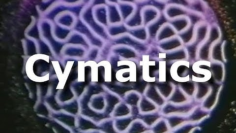 Cymatics full documentary (part 1 of 4). Bringing matter to life with sound