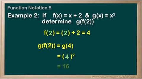 WCLN - Math - Function Notation 5