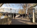 ⌈4κ⌋ Walking Tour in Paris 🇫🇷🎨 - Famous shopping street Rivoli, River Seine &amp; romantic Pont des Arts