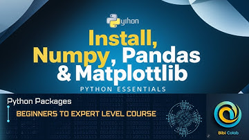 5. How to Install Python Packages: NumPy, Pandas, and Matplotlib – Complete Step-by-Step Guide(2024)