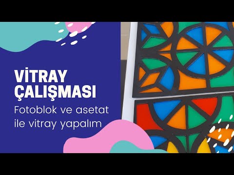 Video: Kağıt Vitray Pencere 