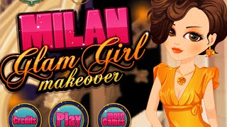 Milan Glam Girl Makeover- Fun Online Fashion Makeover Games for Girls Teens screenshot 2