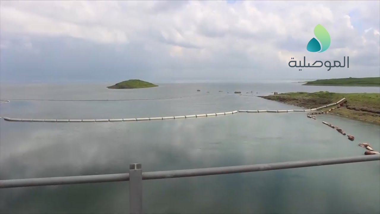 الموصلية تطلع على وضع سد الموصل وترصد عمليات تصريف المياه منه