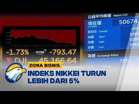 Indeks Nikkei Jepang Turun Lebih dari 5% Akibat Ketidakpastian Konflik Iran - [Zona Bisnis]