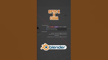 OPTIC X or CUDA #tutorial3d #blendertips #blendercommunity #artista3d #blender #render #opticx