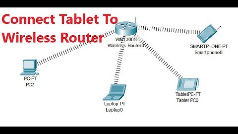 How to Connect Tablet to Wireless Router in Packet Tracer