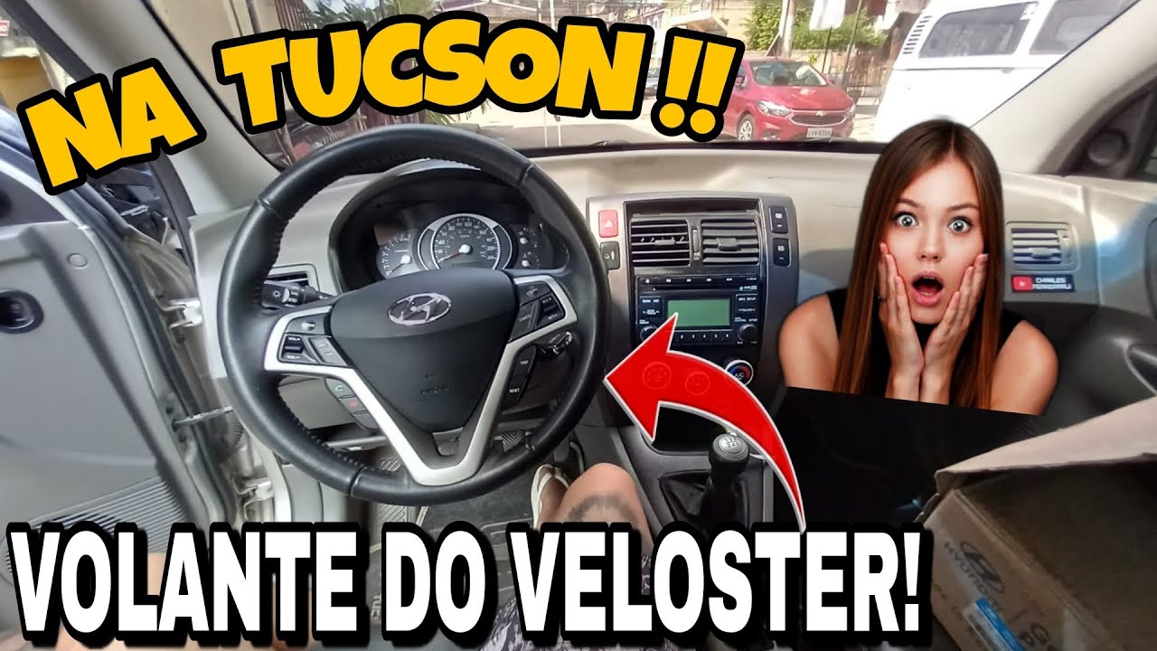 COMO ADAPTAR O VOLANTE DO VELOSTER NA TUCSON