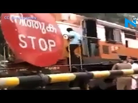 On Cam Shocking Rail driver stops train to buy fish