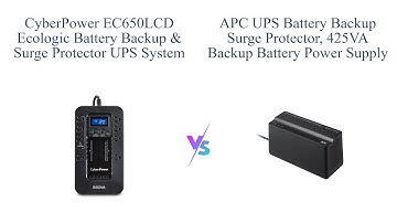 CyberPower EC650LCD vs APC BE425M 🥇 Best UPS Comparison