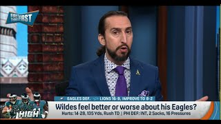 FIRST THINGS FIRST | Nick Wright DEFENDS Philadelphia Eagles As TOP SUPER BOWL CONTENDER | NFL