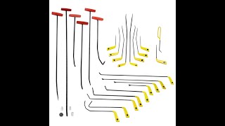 Pdr Hook Tools Bar Set 25Pcs High Carbon Steel High Quality Heat Treated Rods Laser Cut