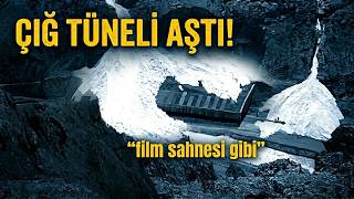 Çığın Ii̇lerleyişi Nefes Kesti Bir Anda Başladı, Durdurulamadı