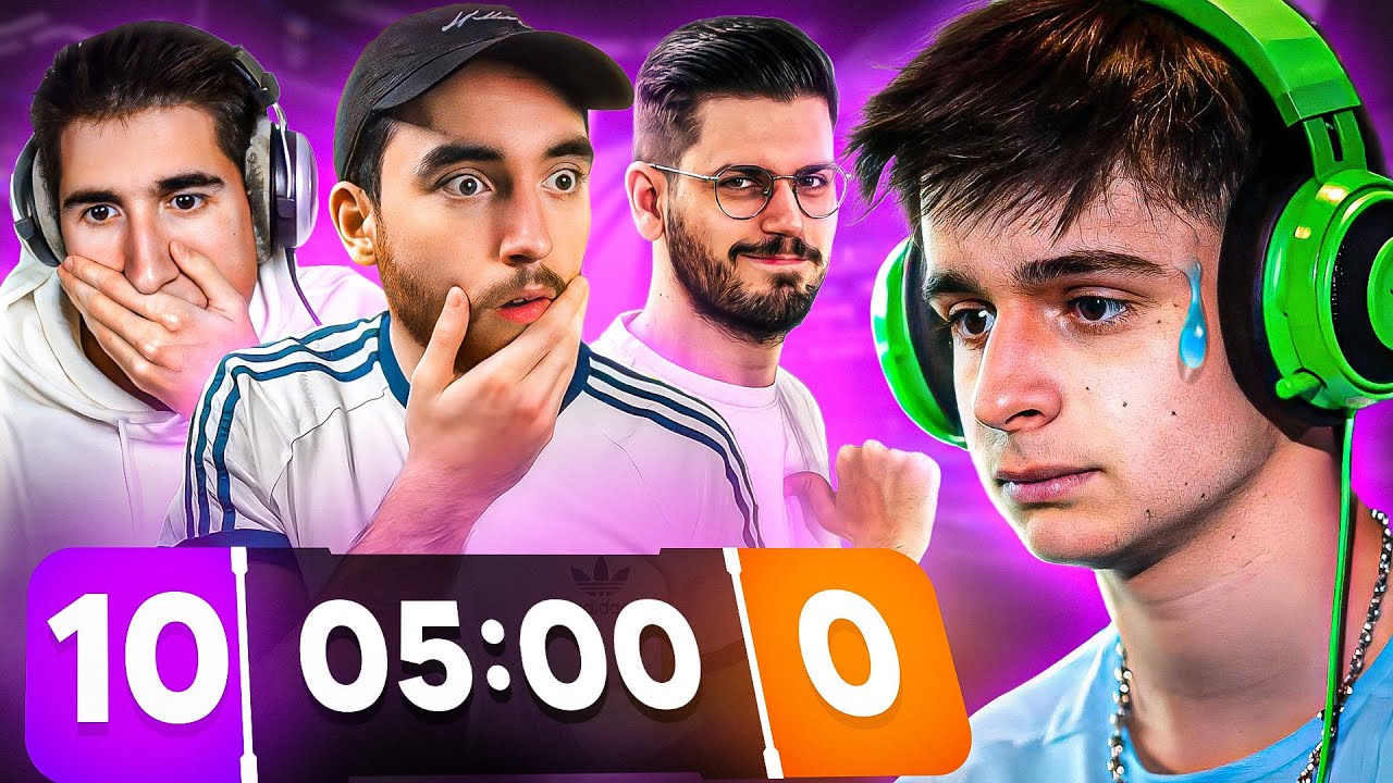 J'AI (re)TENTÉ de BATTRE CES YOUTUBERS avec 10 BUTS DE RETARD