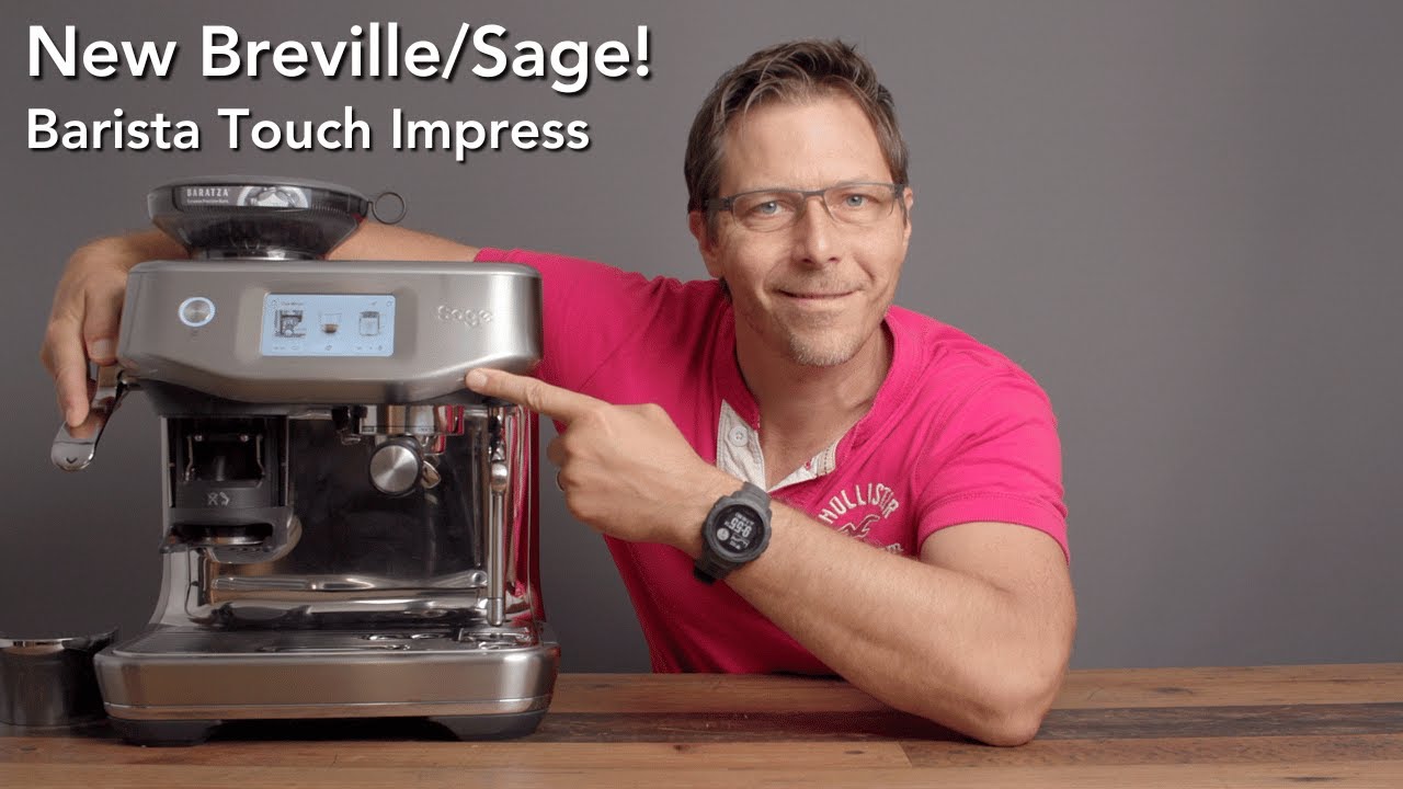 Breville Barista Express Impress Espresso Machine - Stainless Steel