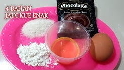 Cuma 4 bahan, kue bolu cokolatos no open no mikser anti gagal // resep kue 4 bahan sederhana - Durasi: 6.43. 