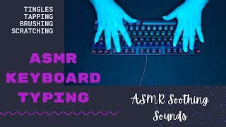 ASMR Keyboard Typing Mechanical Clicking Triggers Low Light, Fast Typing, NO TALKING screenshot 5