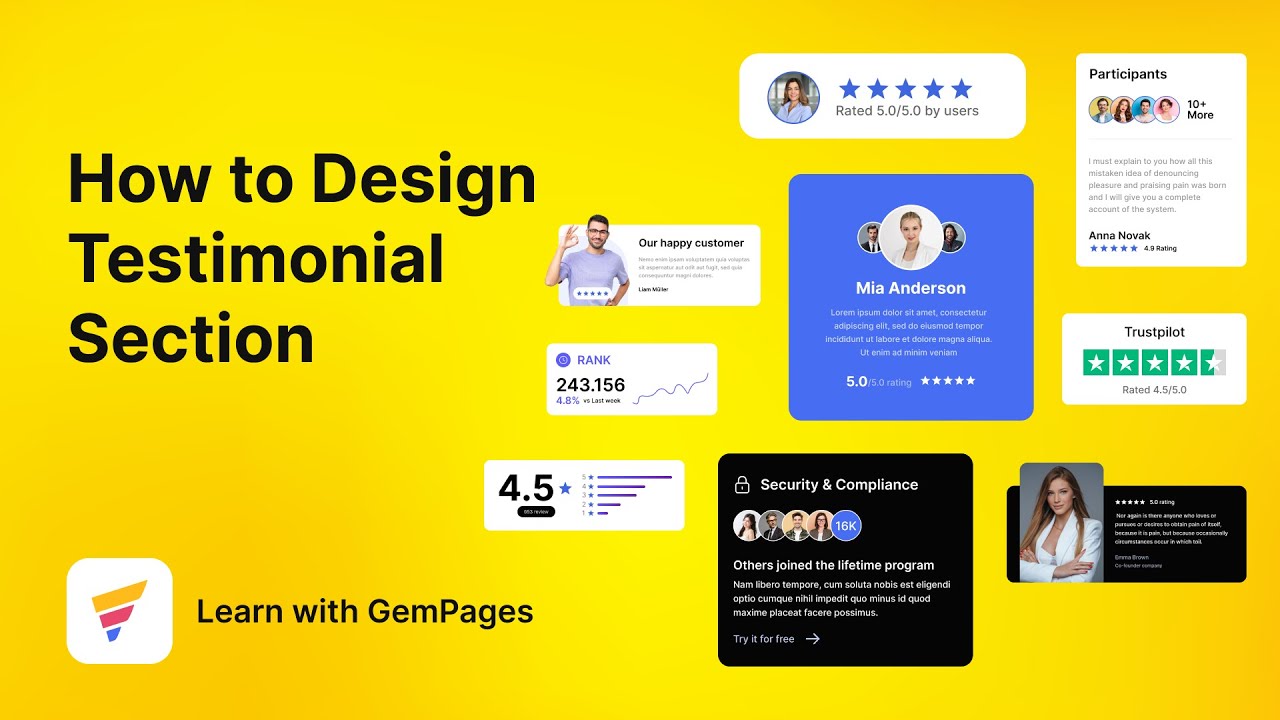 How to Design a Testimonial Section for Your Shopify Store | v7 New Editor | GemPages