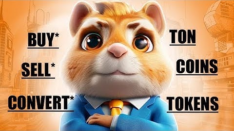 HOW TO WITHDRAW MONEY 🐹 HAMSTERS/ BUY SELL & CONVERT TOKENS / TON SPACE & WALLET BOT! #hamsterkombat