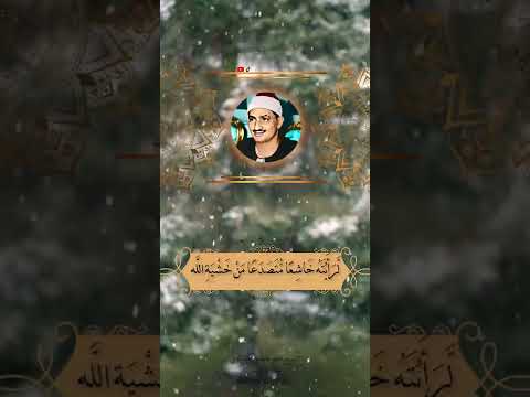 لو أنزلنا هذا القرآن علي جبل الشيخ المنشاوي إسلاميات Islam المنشاوي 
