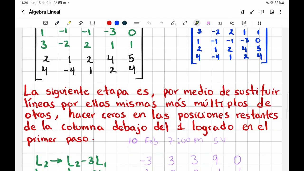 Método de Eliminación Gaussiana 