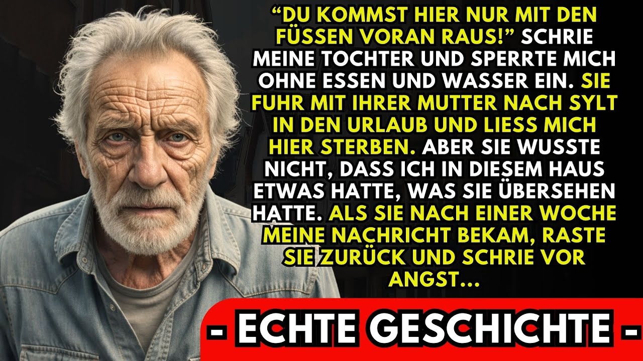 „Du kommst hier nur mit den Füßen voran raus!“ Meine Tochter sperrte mich ohne Essen im Haus ein.