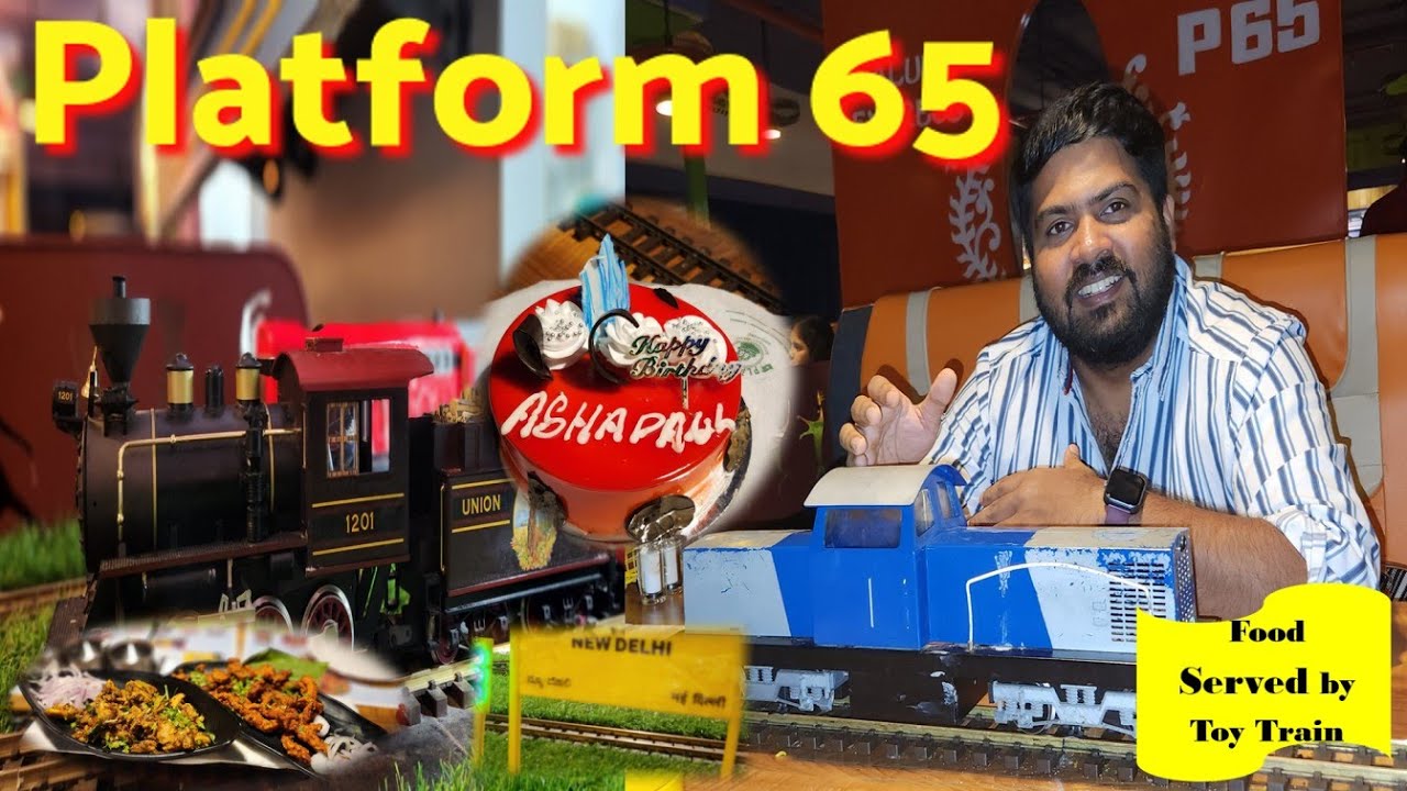 Mum's Birthday at Bangalore Famous Train Themed Restaurant Platform