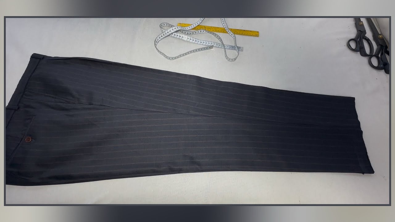 How to increase the size of pants without excess allowance. detailed work