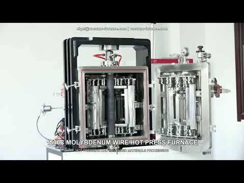 1500c Molybdenum Wire Hot Press Furnace | HuanYu Vacuum Furnace Equipment product video thumbnail