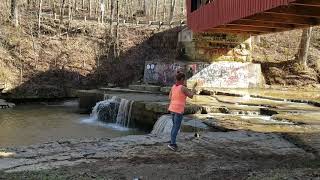 Fire Rope Dart Helmick Mill Covered Bridge
