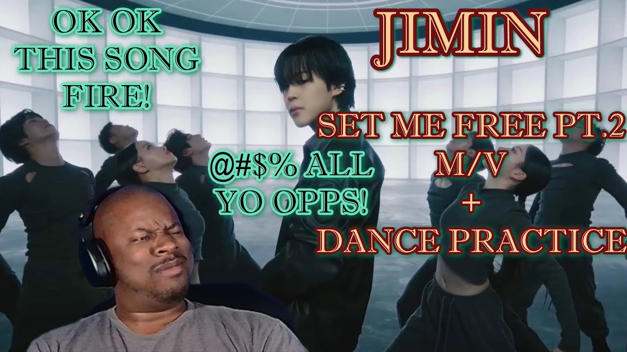 지민 (Jimin) 'Set Me Free Pt.2' Official MV+Dance Practice REACTION!