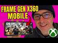 ¡DUPLICA los FPS en X360 MOBILE YA! 🚀 Activa el FRAME GEN Fácil y Rápido