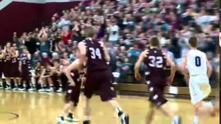 3/7/15 - Boys Basketball - Onalaska 52, Holmen 50