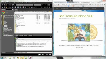 Step 2 - Find and Replace Procedure for VBS Website Template