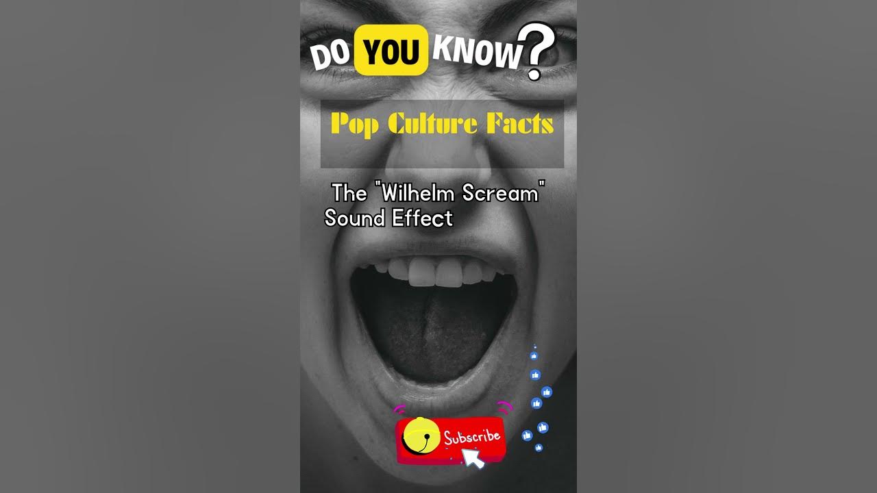 Do you know The Wilhelm Scream Sound Effect Has Been Used In Over  400? #shortsvideo #doyouknow