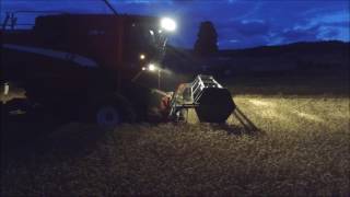 Getreide Ernte 2K17 Laverda Im Einsatz Am Hang