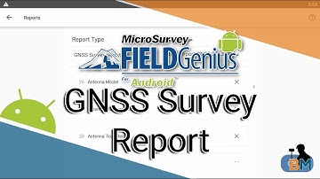 FieldGenius for Android: Exporting a GNSS Survey Report | Bench Mark