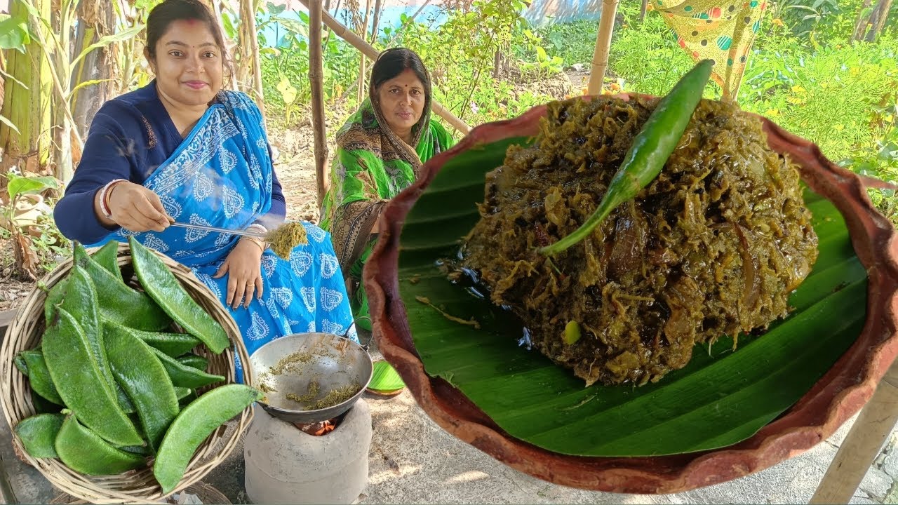 এই নতুন পদ্ধতিতে সিম ভর্তা বানালে শীতের সকাল পুরো জমেযাবে | Sim Vorta Recipe | Vorta Recipe Bengali