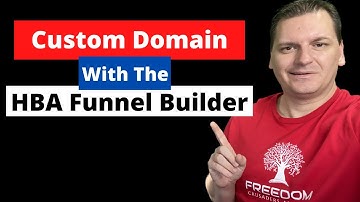 HBA Funnel Builder FAQ - Can you use a Custom Domain With HBA? | Mike Hobbs