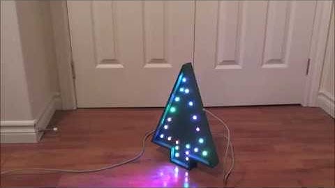 Arduino RGB LED Christmas Tree